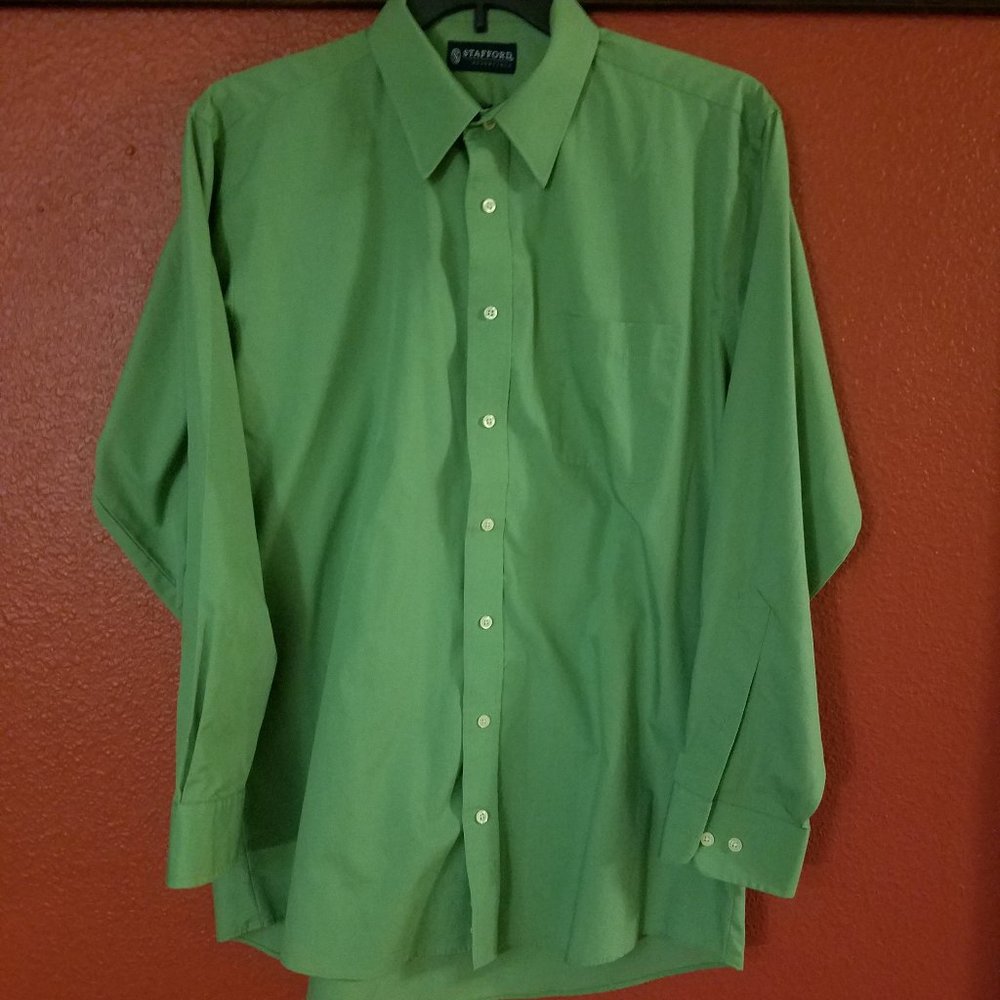 STAFFORD Essentials  Men's Long Sleeve Shirt